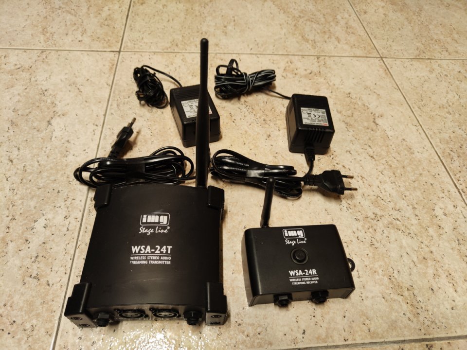 Conjunto de emisor y receptor de audio inalámbrico IMG Stage Line
