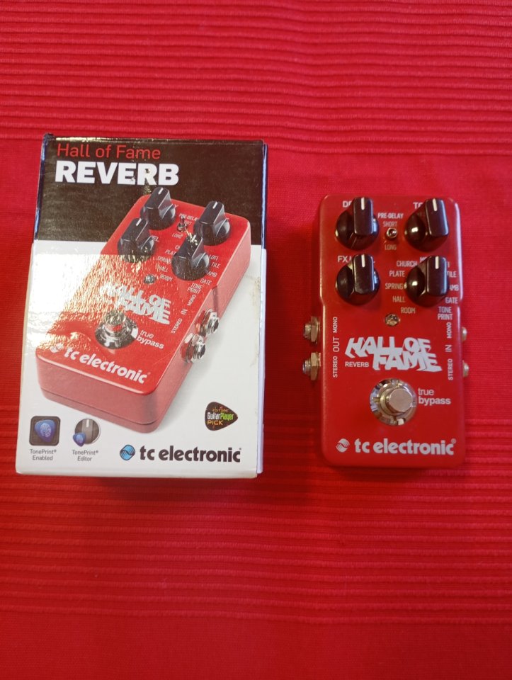 Tc Electronic Hall of Fame reverb / cambio