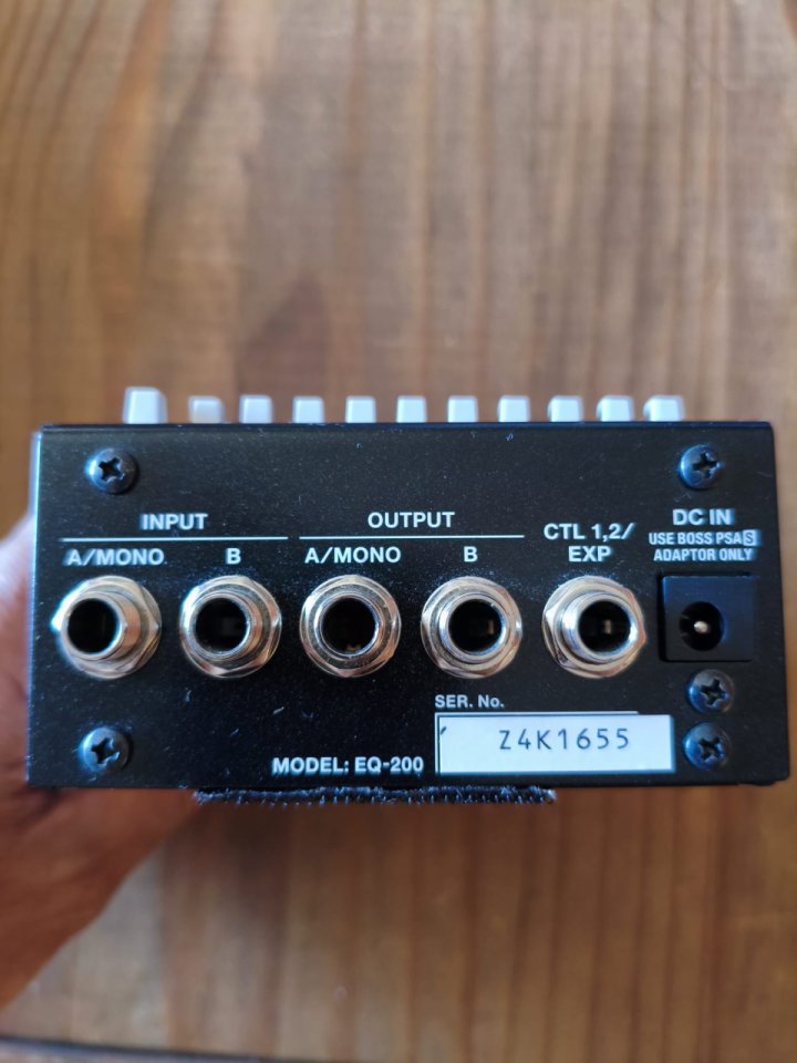 BOSS EQ-200 pedal Ecualizador de segunda mano · Foto 2 de 4 · Asturias · 190 €