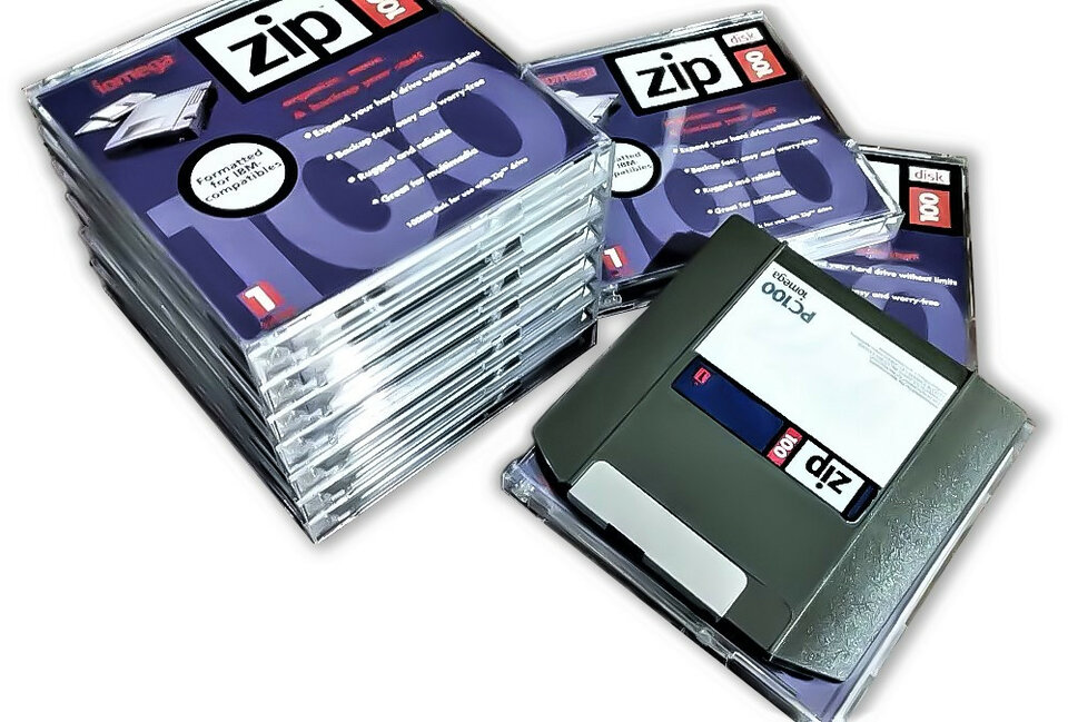 Disquetes de 100 MB IOMEGA ZIP. 7 € la unidad.