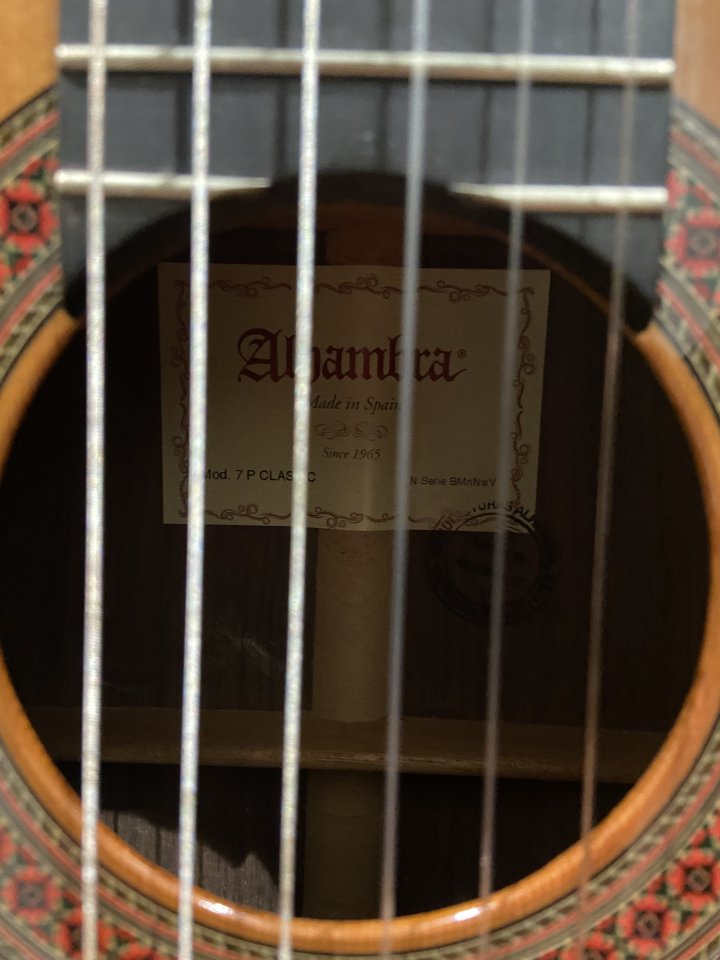 Guitarra Alhambra 7P Classic + Funda Ortolá