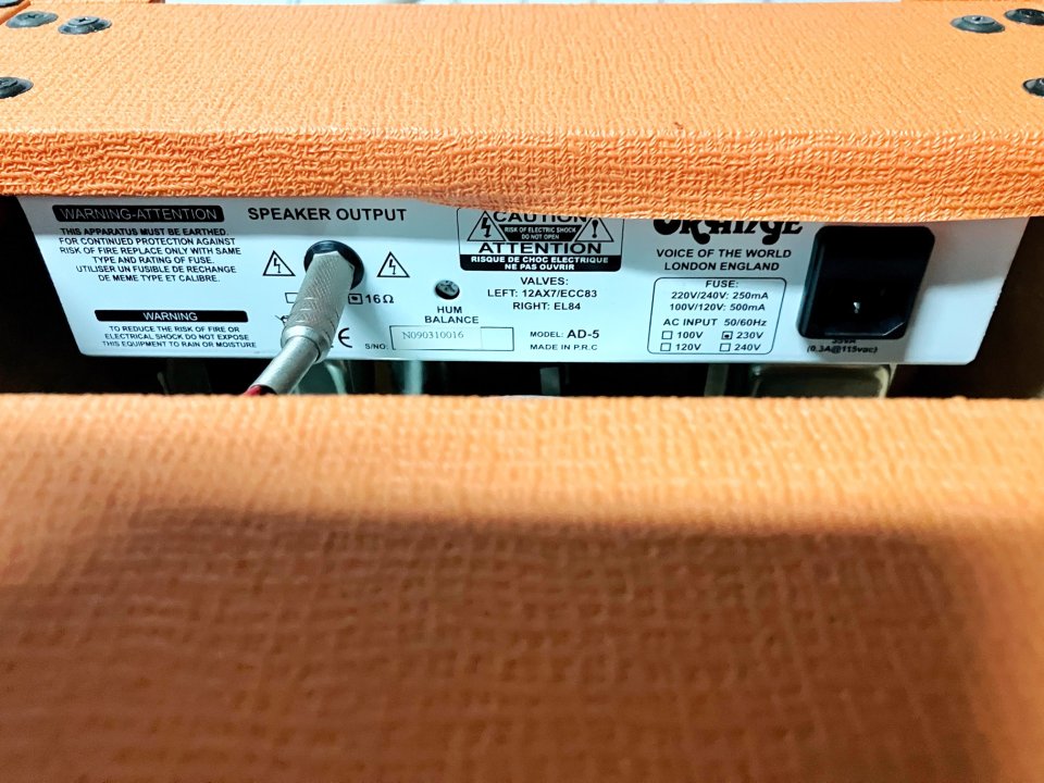 Orange AD5 Amplificador Guitarra Válvulas Clase A de segunda mano · Foto 4 de 6 · Barcelona · 245 €