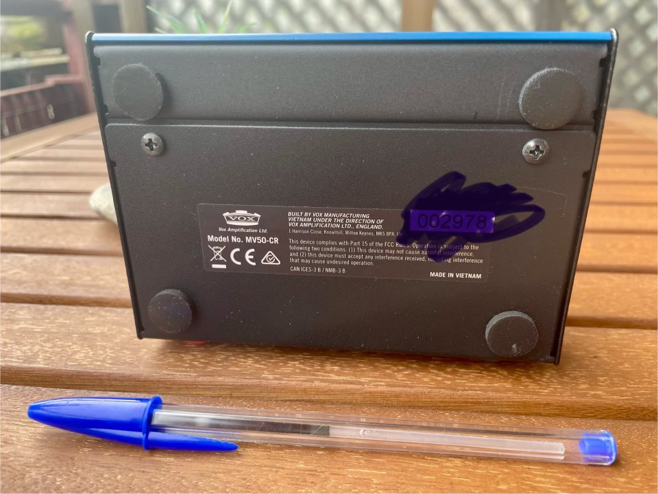 Mini cabezal Vox MV50 Rock