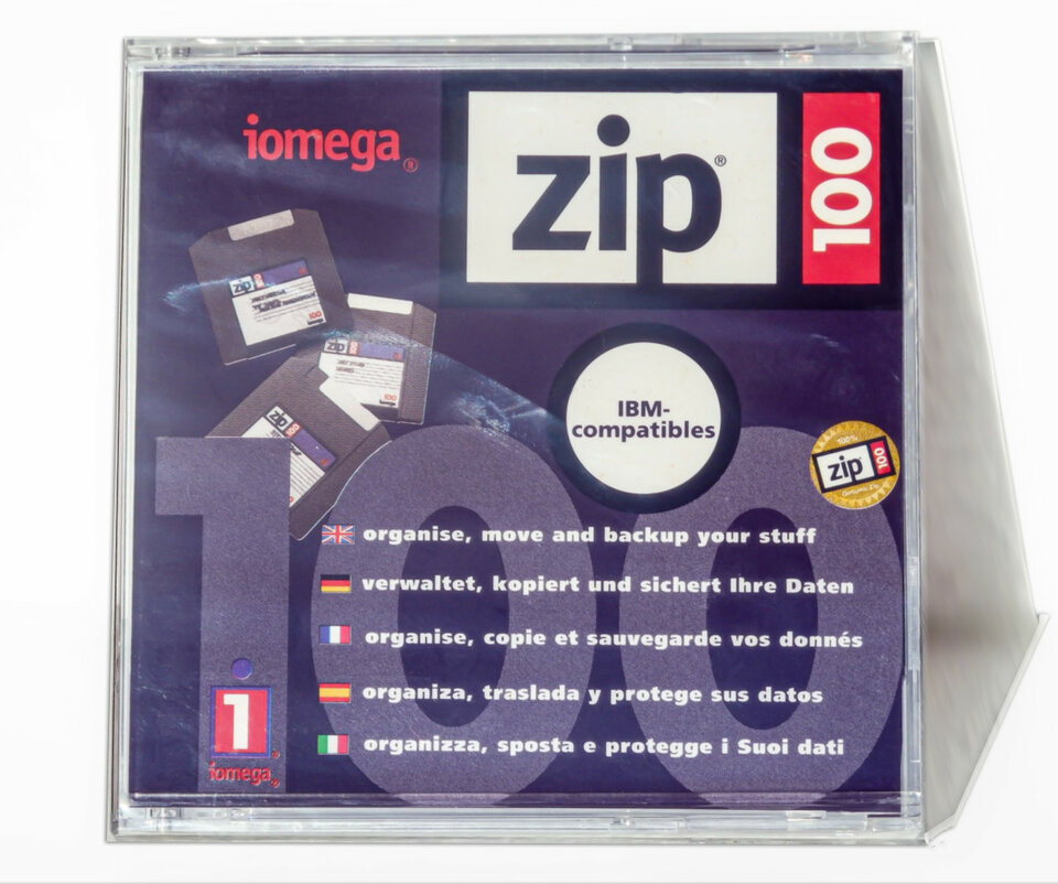 Disquetes de 100 MB IOMEGA ZIP. 7 € la unidad.