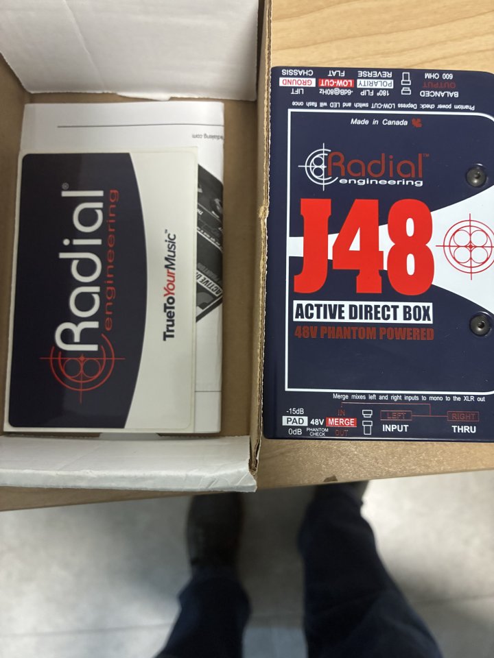 Caja de Inyección Radial J48 Activa de segunda mano · Foto 1 de 5 · Madrid · 200 €