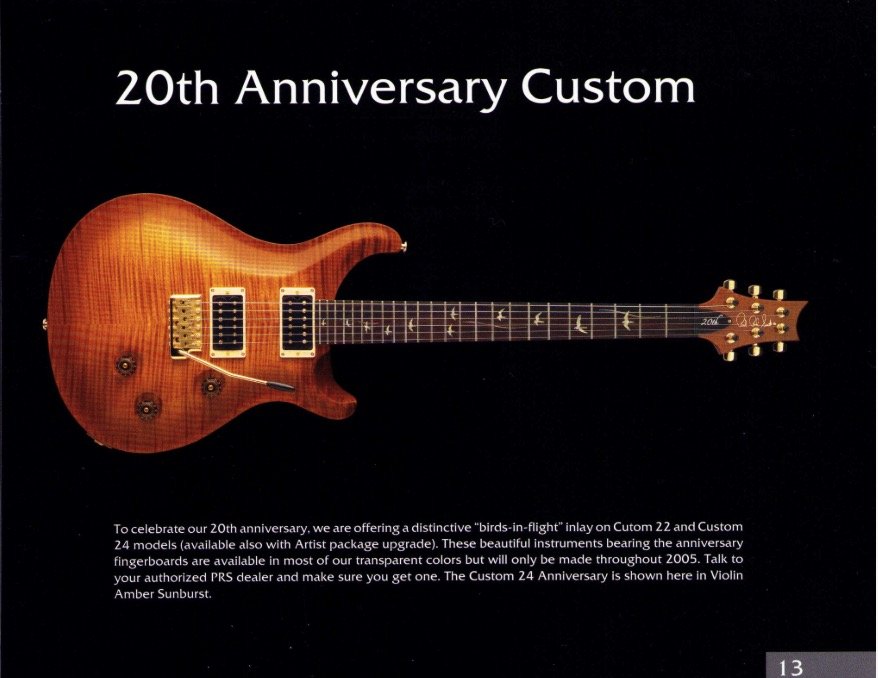 PRS Custom 24  - 20th Anniversary