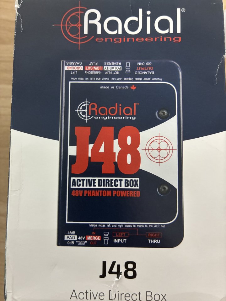 Caja de Inyección Radial J48 Activa de segunda mano · Foto 2 de 5 · Madrid · 200 €