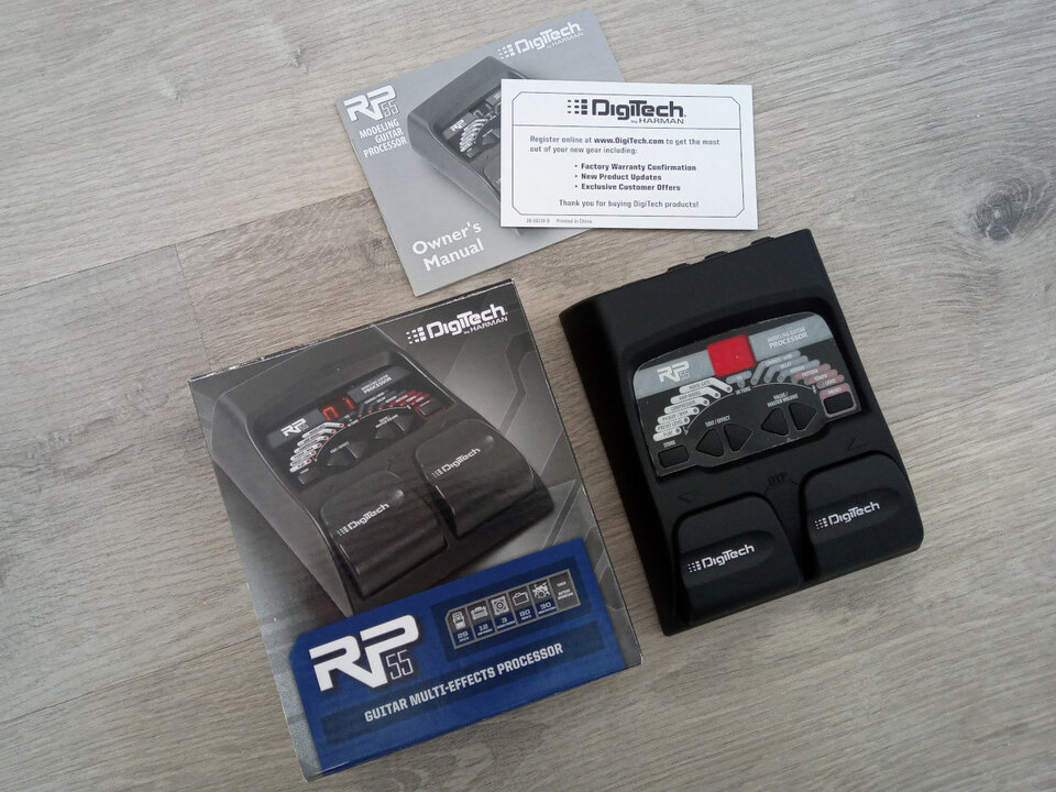 Multiefectos guitarra Digitech RP55 (NUEVO)