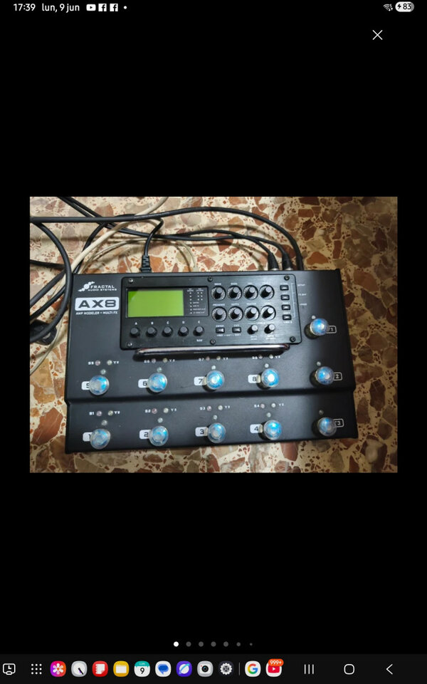 Fractal AX8 cambio por Fender usa