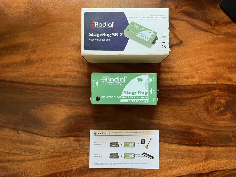 Radial StageBug SB-2 Caja de Inyección Pasiva de segunda mano · Foto 7 de 7 · Alicante · 70 €