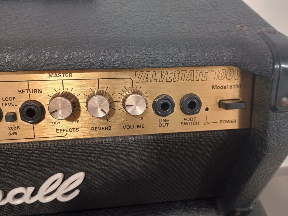 Amplificador Marshall Valvestate Head 8100+8412cab de segunda mano · Foto 7 de 10 · Málaga · 400 €