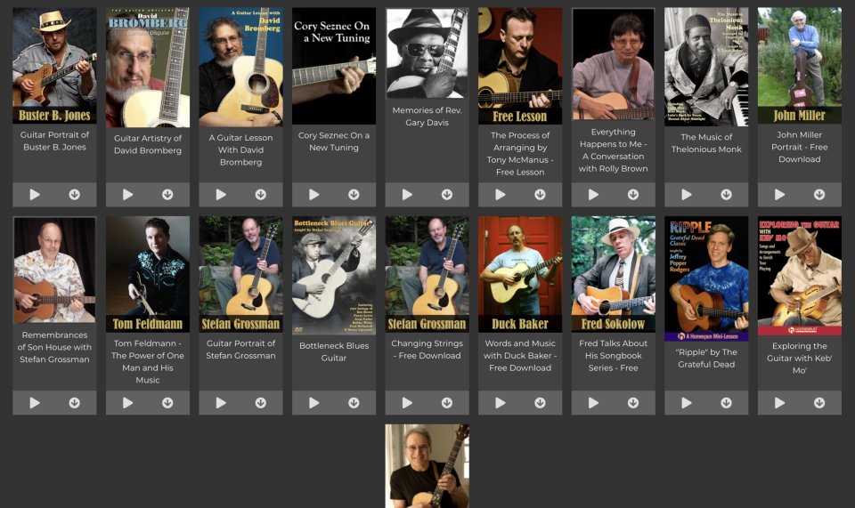 Purple Media Player cuenta Stefan grossman