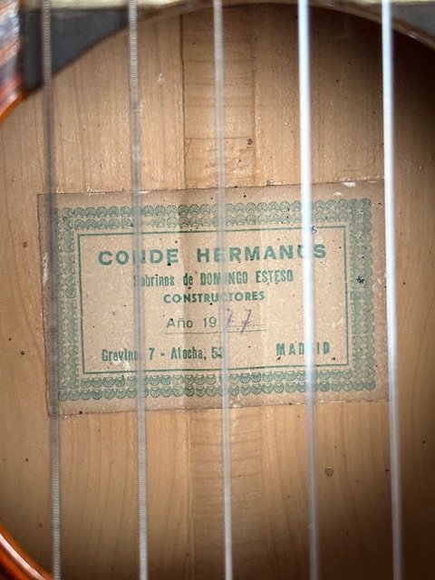 Guitarra Flamenca Conde Hermanos de 1977