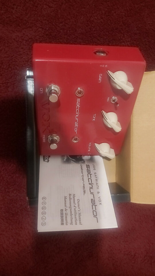Pedal de guitarra Vox satchurator