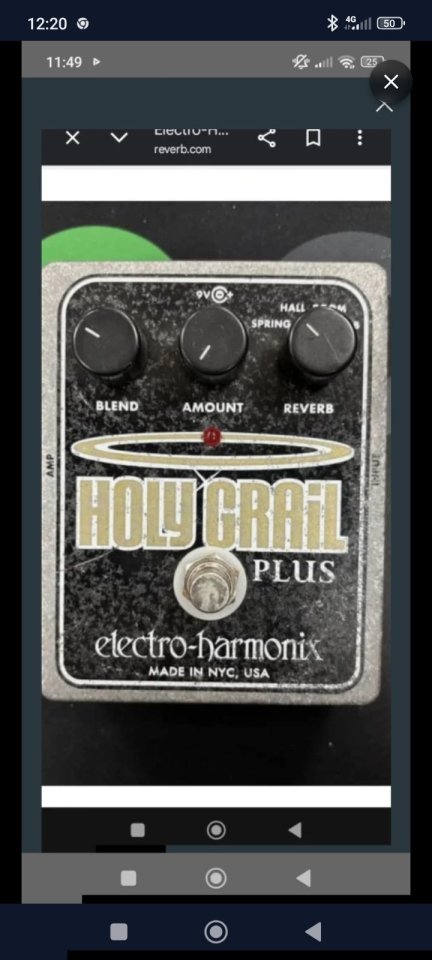 Electro harmonix holy grail plus de segunda mano · Granada