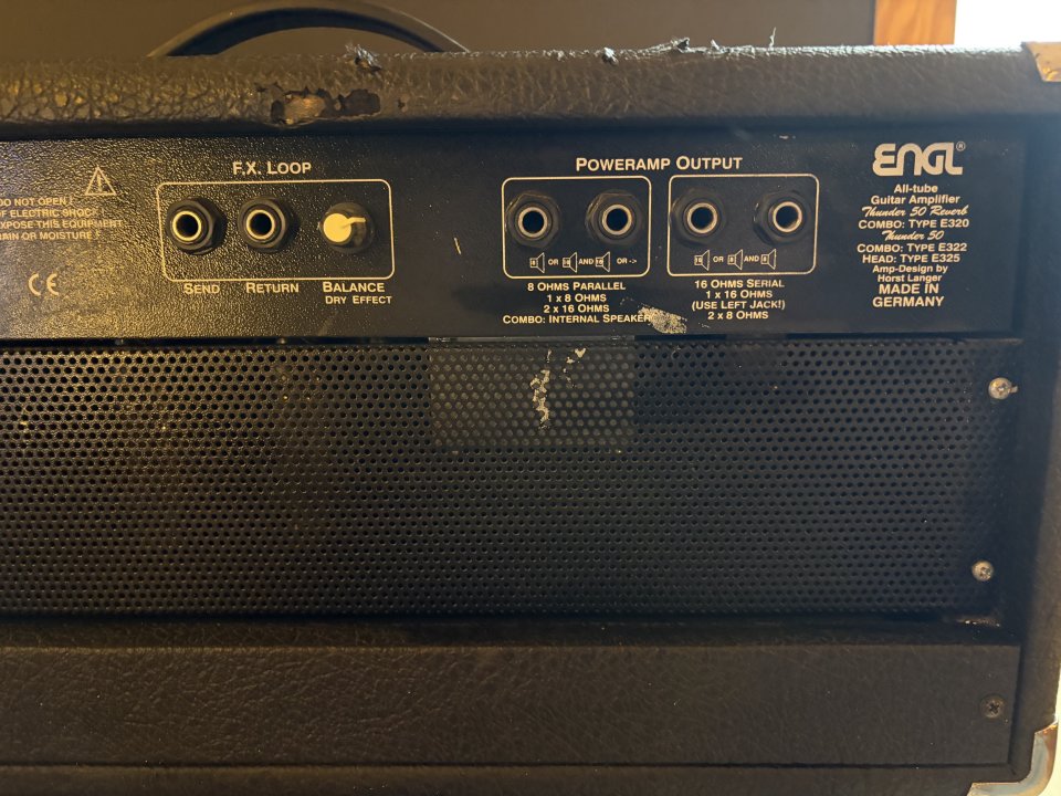 Cabezal ENGL Thunder 50 de segunda mano · Foto 3 de 4 · Castellón · 400 €