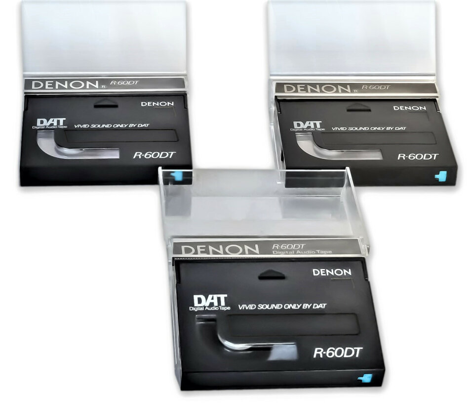 Cintas Digitales DAT MASTER de 60 Minutos: Marca: DENON R-60DT