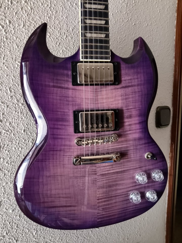 Epiphone sg modern purple burst
