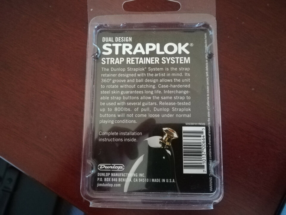 Dunlop Straplok Gold - Nuevas - Envio incluido