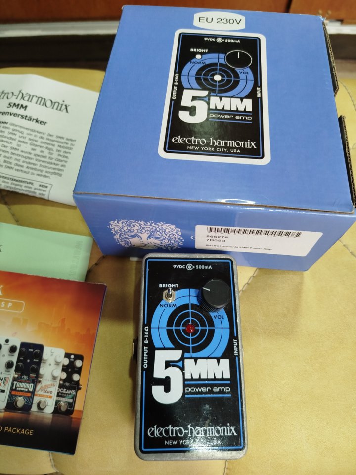 Etapa de potencia formato pedal. Ehx 5mm