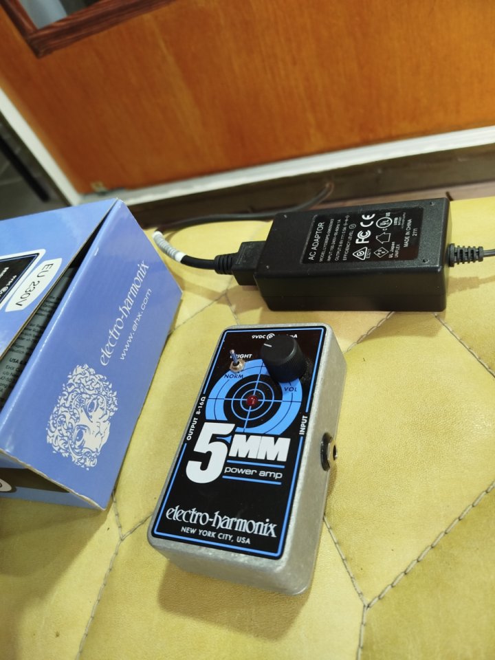 Etapa de potencia formato pedal. Ehx 5mm