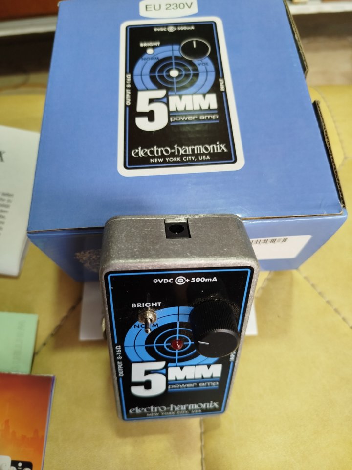 Etapa de potencia formato pedal. Ehx 5mm