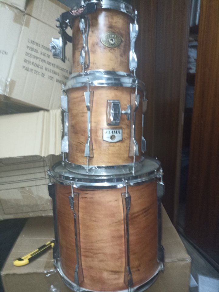 Toms Tama Rockstar Pro 8, 10 y 14