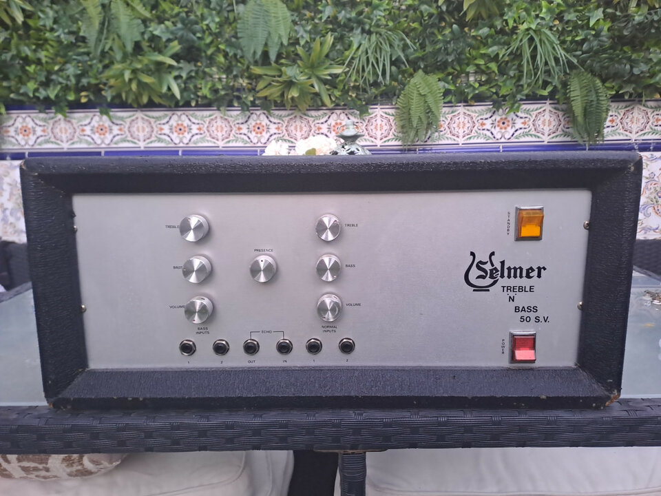 Cabezal Selmer treble 'n Bass 50 sv de los 70