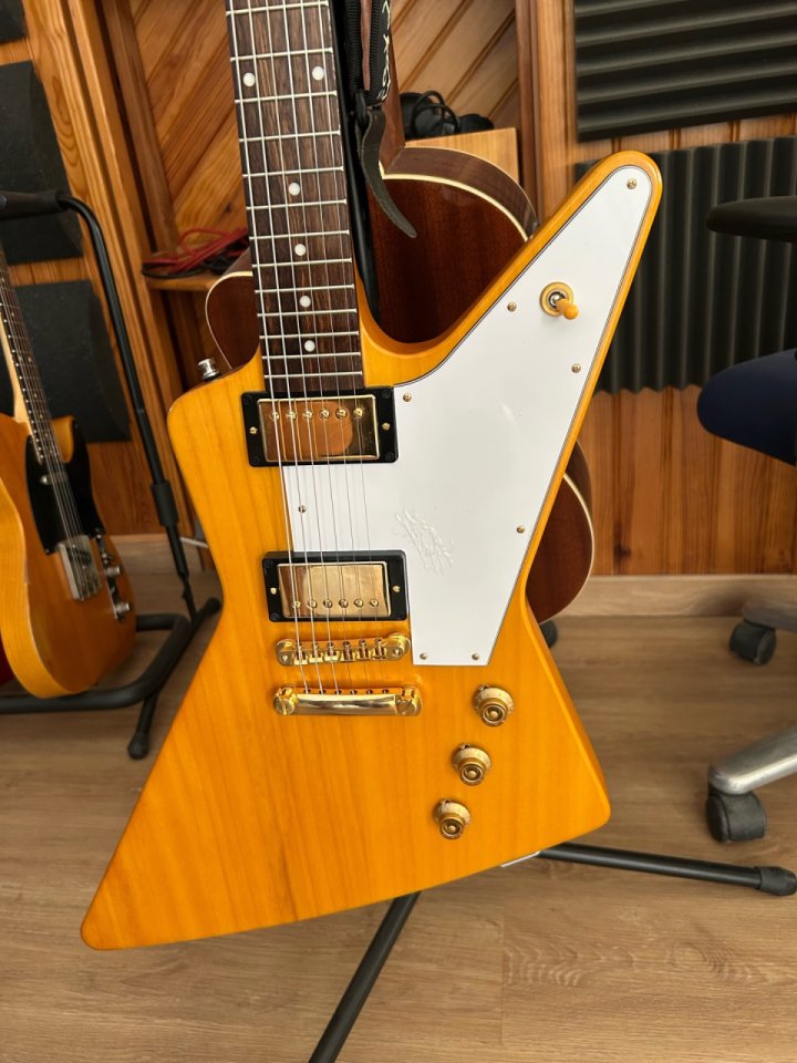 Epiphone Explorer Korina 1958 Natural Inspired by Gibson de segunda mano · Foto 1 de 10 · Valencia · 900 €