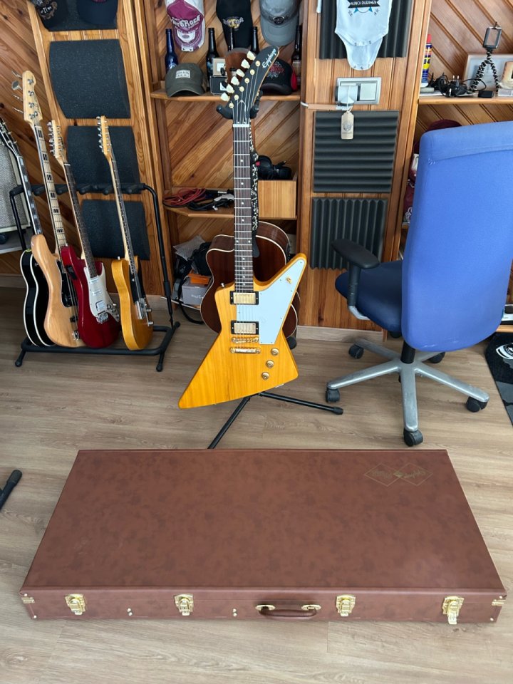 Epiphone Explorer Korina 1958 Natural Inspired by Gibson de segunda mano · Foto 4 de 10 · Valencia · 900 €
