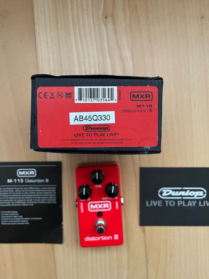 Pedal MXR Distorsion III M115