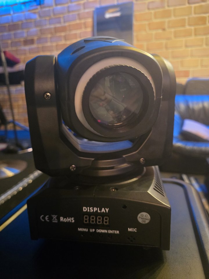 4x Cabezas Móviles Mini Spot U'King - Ideal DJ, Escenario Pequeño