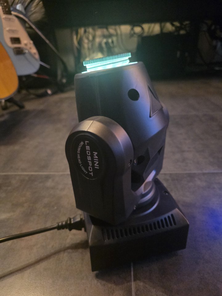 4x Cabezas Móviles Mini Spot U'King - Ideal DJ, Escenario Pequeño