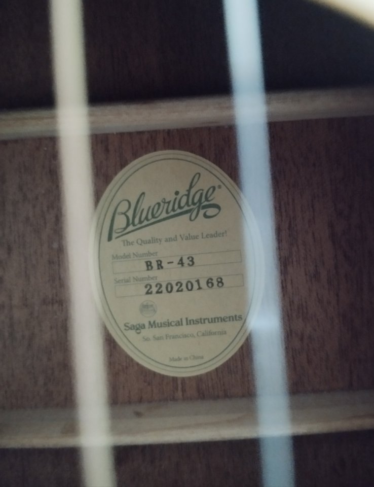 Acústica Blueridge BR-43 de segunda mano · Foto 4 de 6 · Barcelona · 375 €