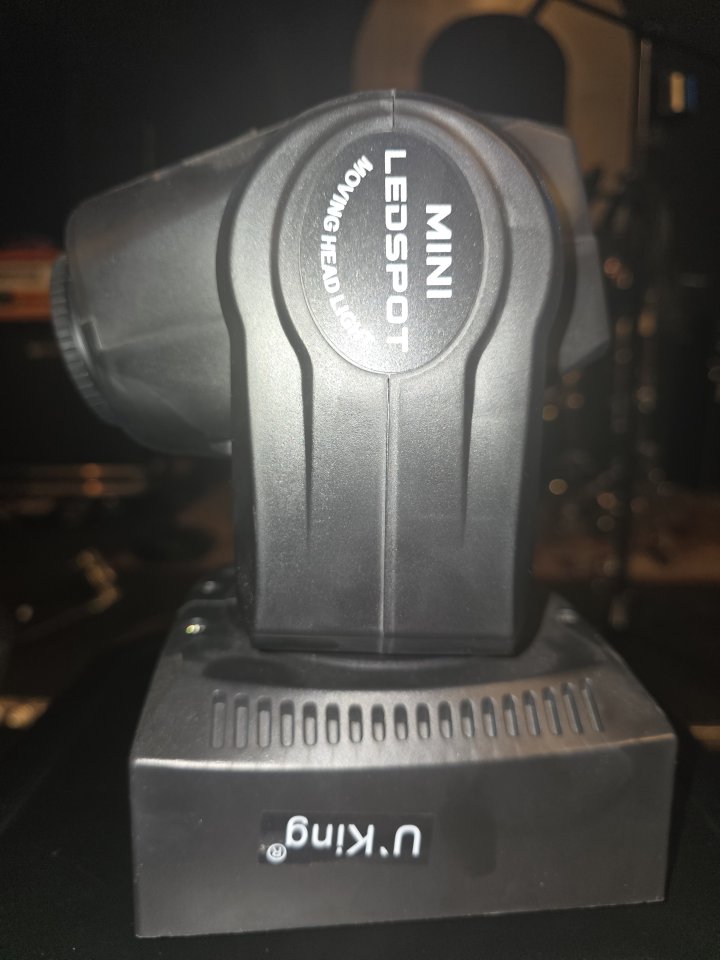 4x Cabezas Móviles Mini Spot U'King - Ideal DJ, Escenario Pequeño