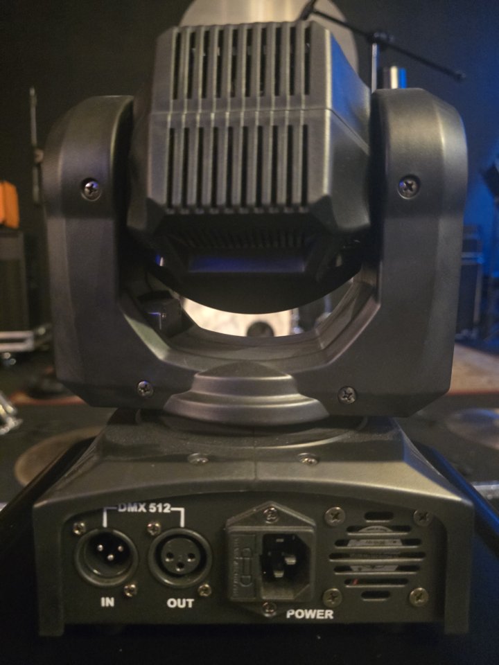 4x Cabezas Móviles Mini Spot U'King - Ideal DJ, Escenario Pequeño