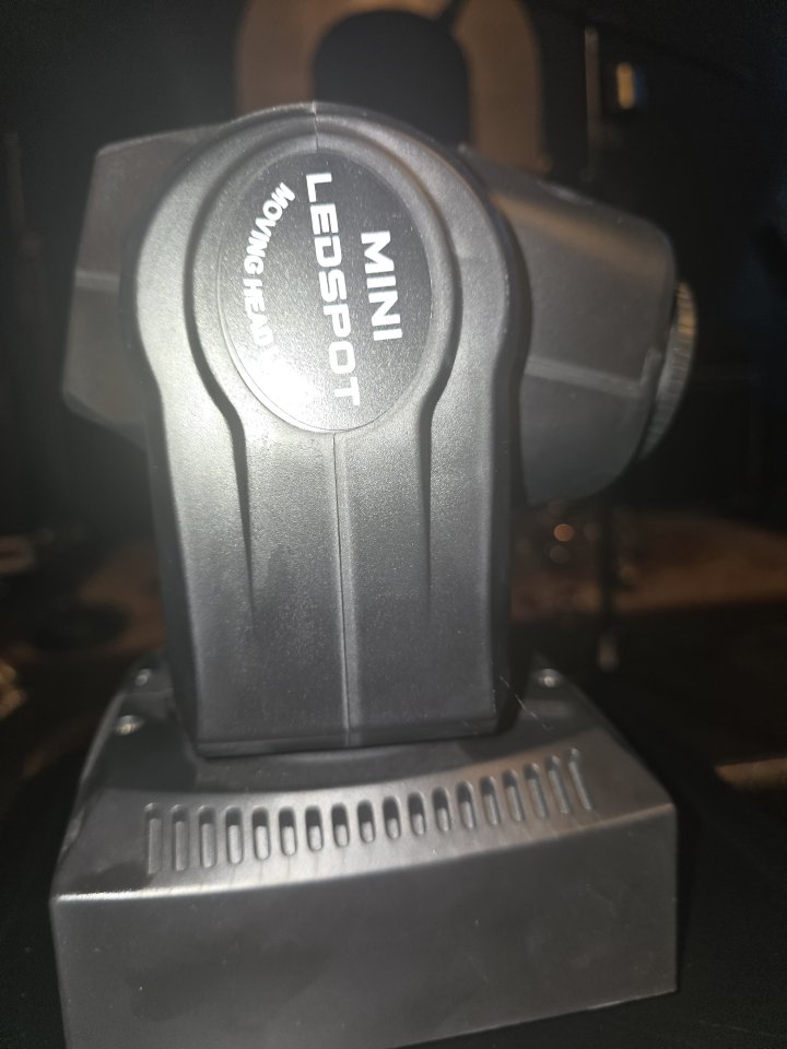 4x Cabezas Móviles Mini Spot U'King - Ideal DJ, Escenario Pequeño