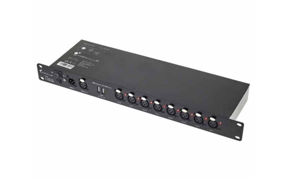 Stairville DMX Splitter 8 USB 3 pin