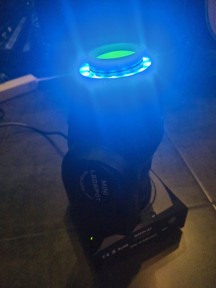 4x Cabezas Móviles Mini Spot U'King - Ideal DJ, Escenario Pequeño