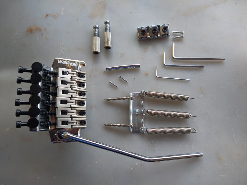 ENVÍO INCLUIDO Puente completo Wilkinson tipo Floyd Rose