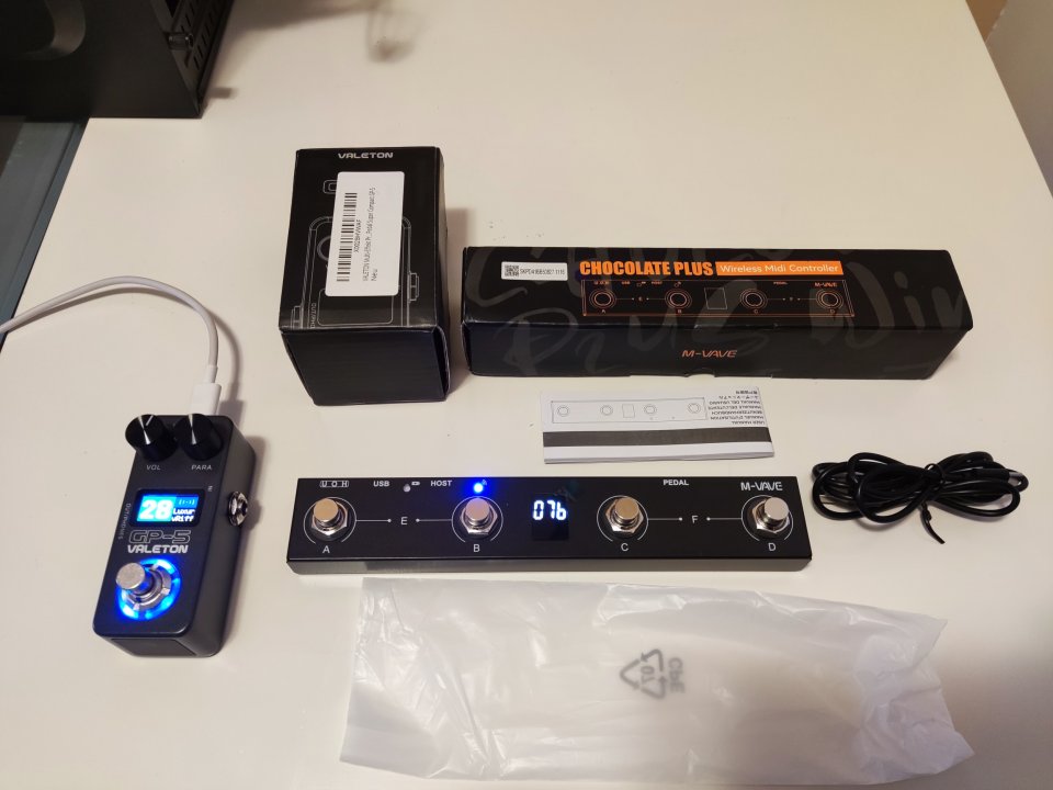 Valeton GP5 y M-VAVE Chocolate Plus Bluetooth