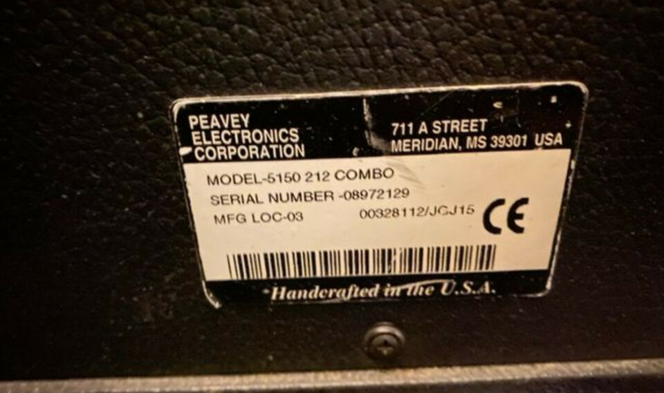 Peavey 5150 combo mk1