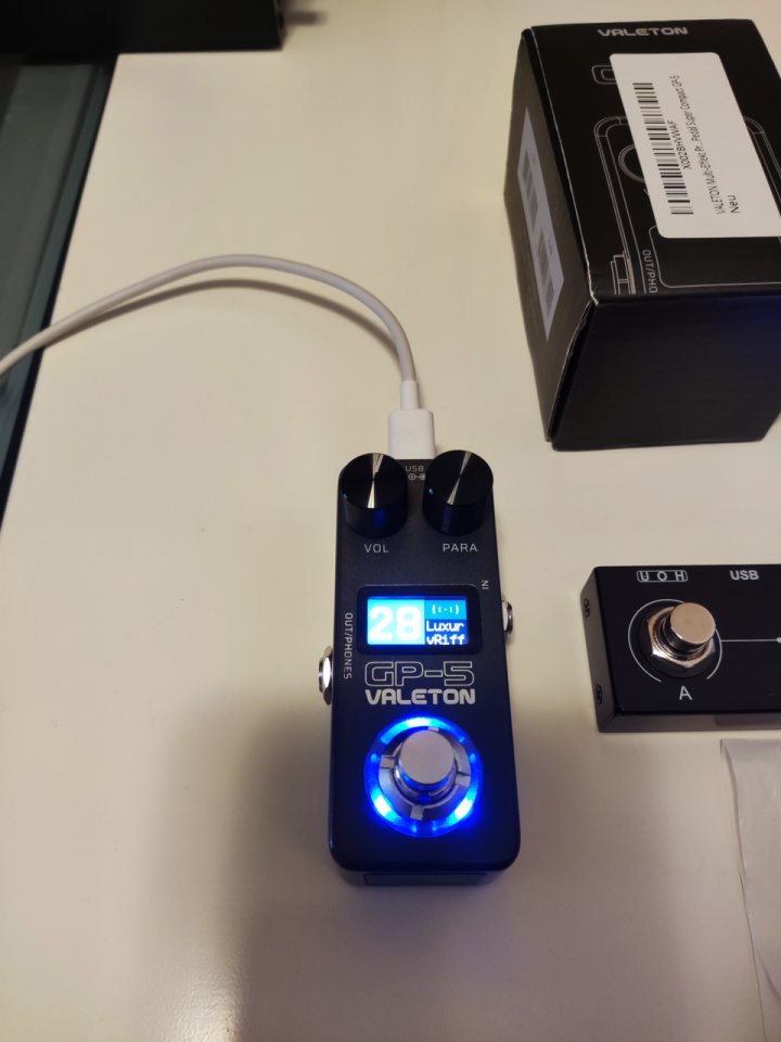 Valeton GP5 y M-VAVE Chocolate Plus Bluetooth