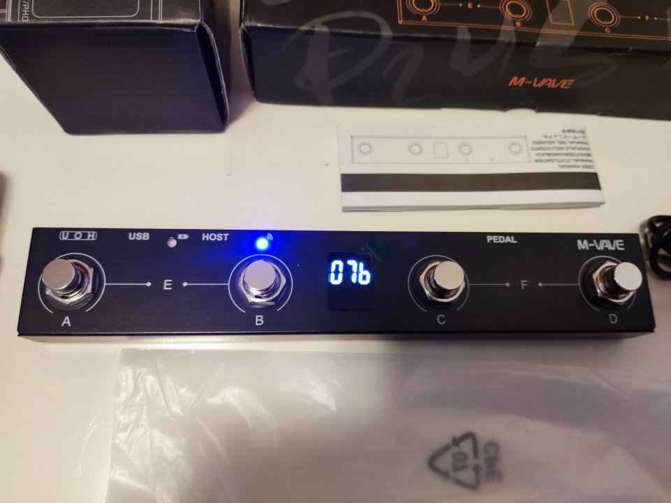 Valeton GP5 y M-VAVE Chocolate Plus Bluetooth