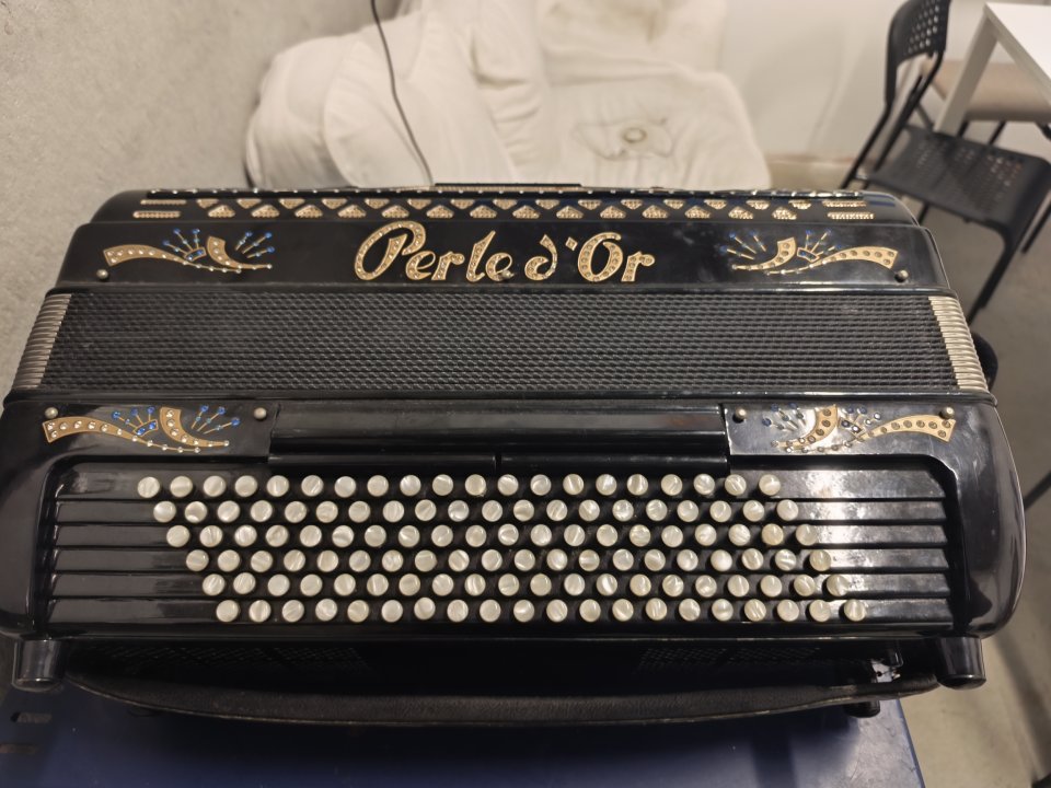 Acordeón Profesional Perle d'Or | 41 Teclas / 120 Bajos / 9 Registros (Gama Alta) de segunda mano · Foto 5 de 10 · Madrid · 3600 €