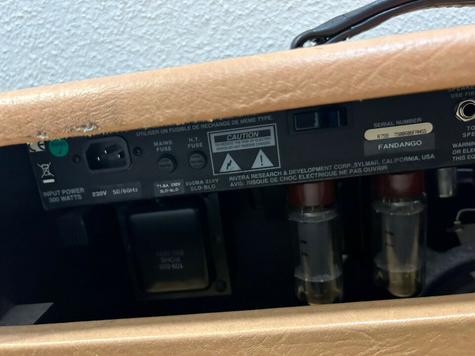 Rivera Fandango 1x12 55w Made in USA - CAMBIO. OFERTA POR UNOS DIAS!!!