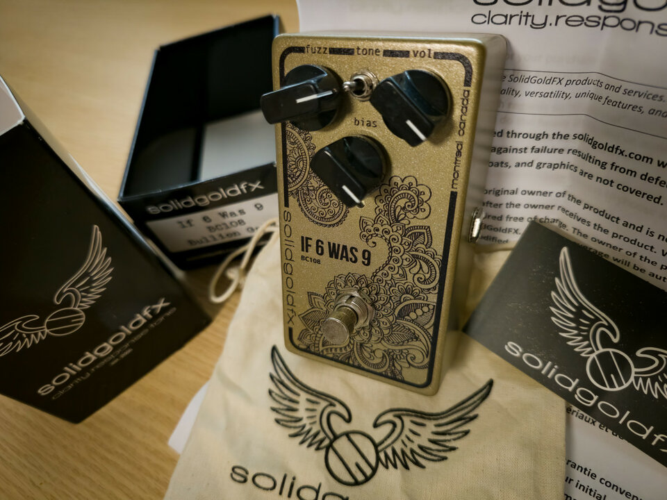 SolidGoldFX, Pedal FUZZ IF 6 WAS 9 (Transistores Si BC183)