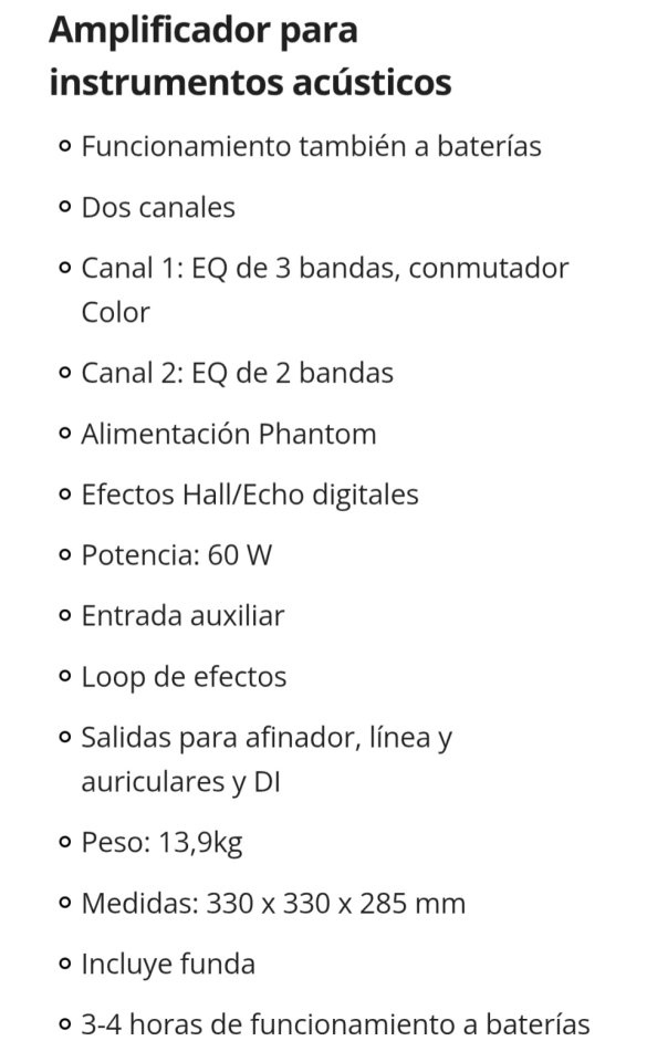 AER Compact Mobile 2 Amplificador acústico Pro de segunda mano · Foto 8 de 8 · Granada · 815 €