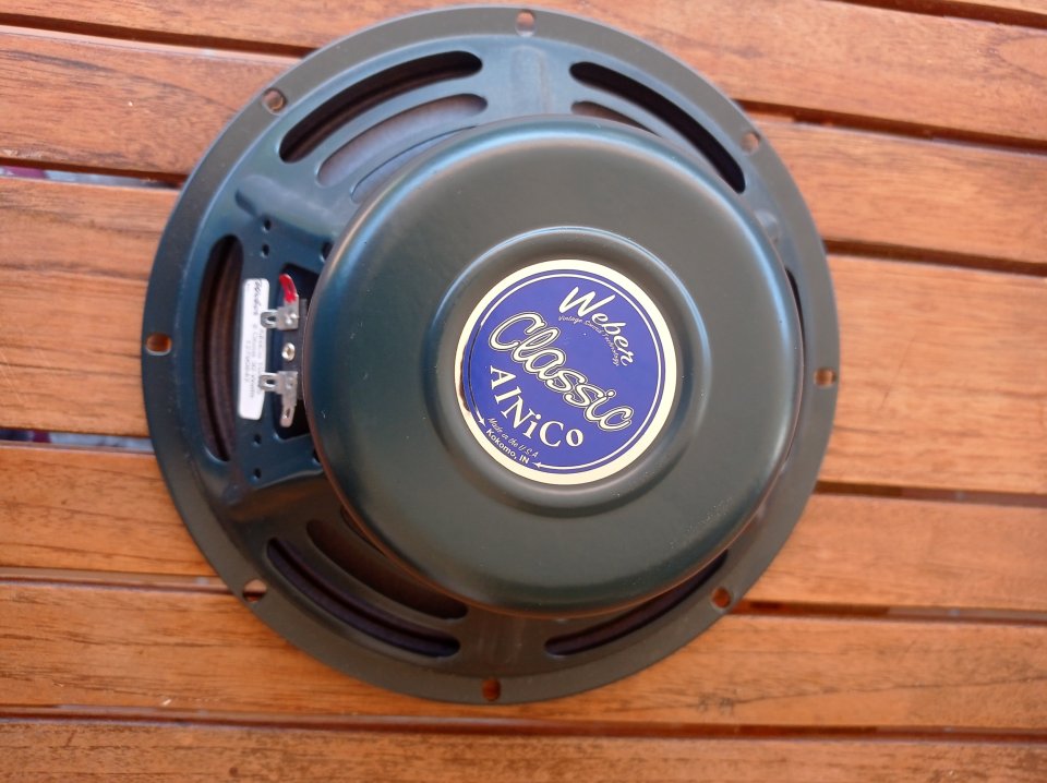 ALTAVOZ WEBER 10A 125 8Ohm 30w - AlNiCo