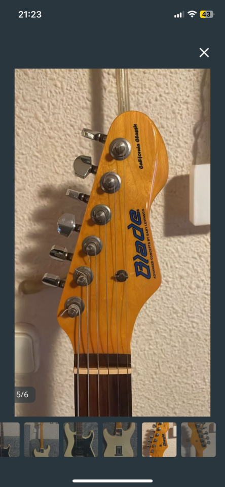 Guitarra Blade California Classic de segunda mano · Foto 5 de 6 · Madrid · 700 €